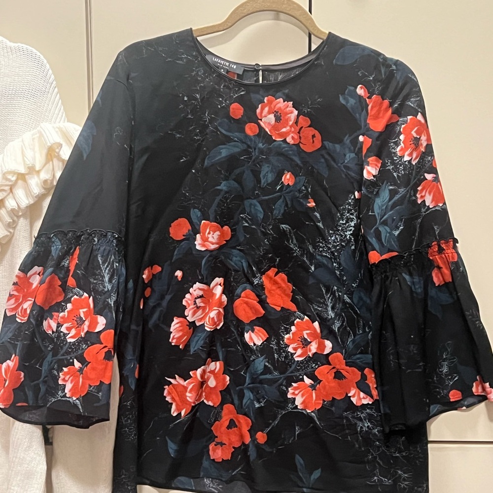 Lafayette 148 blouse